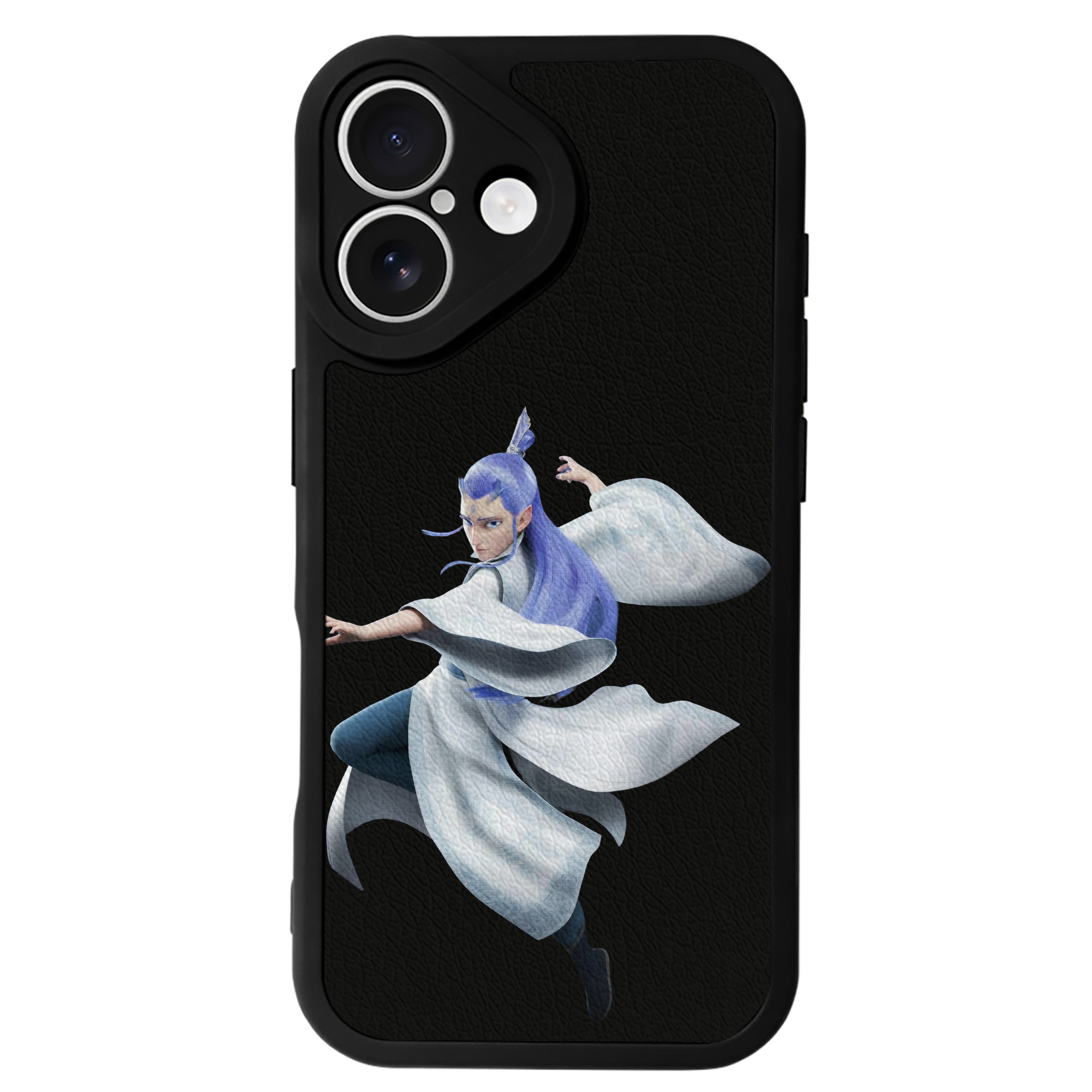 （画像用） Ne Zha 2 ナタ 魔童の大暴れ 【iPhone 16シリーズ対応】シリコンスマホケース（レザー調） 材質：シリコン
